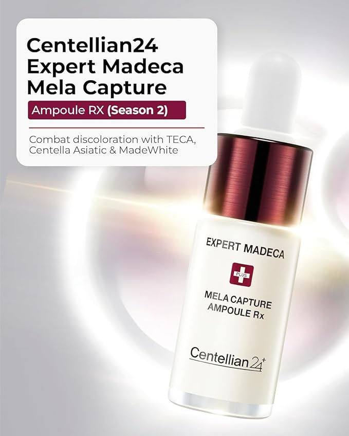 Centellian 24 Expert Ampoule (Season 2, 0.2fl oz x 8 pcs) - Korean Serum for Face, Soothing, Dry Sensitive Skin