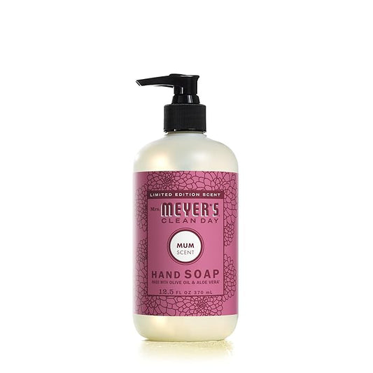 MRS. MEYER'S CLEAN DAY Hand Soap Mum (12.5 Fl Oz (Pack of 1), Gel)