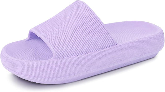 Menore Slippers for Women and Men Quick Drying, Parent-Child EVA Open Toe Soft Slippers, Non-Slip Soft Shower Spa Bath Pool Gym Beach House Sandals for Indoor & Outdoor