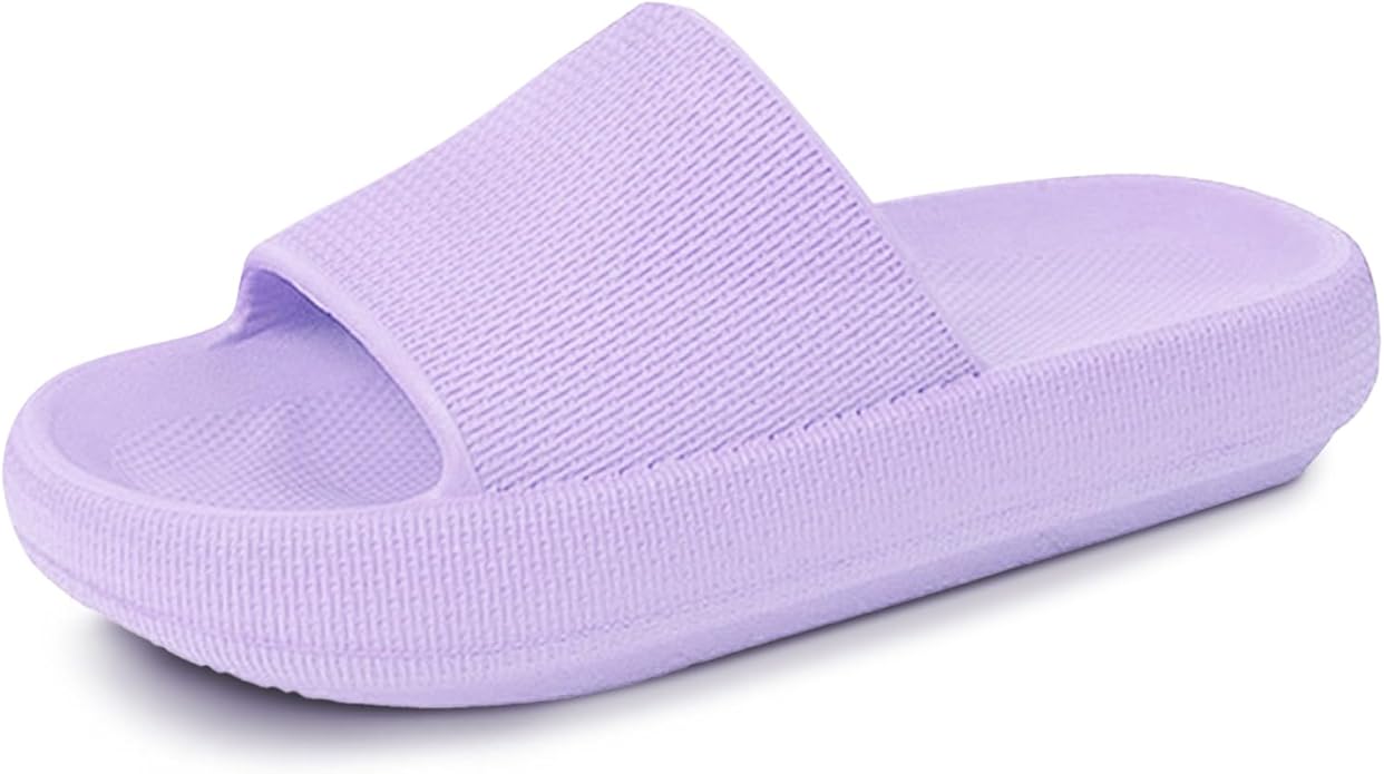 Menore Slippers for Women and Men Quick Drying, Parent-Child EVA Open Toe Soft Slippers, Non-Slip Soft Shower Spa Bath Pool Gym Beach House Sandals for Indoor & Outdoor