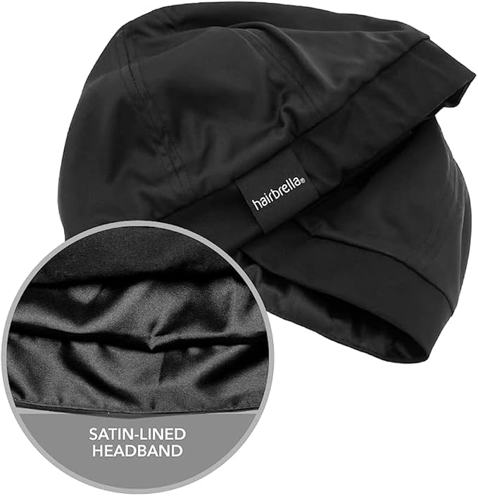 Hairbrella Premium Satin-Lined Mens Sleep Cap, Wave Cap, Adjustable Durags for Men, Durag Alternative for 360 Waves