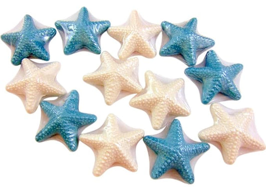 Westman Works Nautical Sea Soap Starfish Set One Dozen Assorted Colors, Pack of 12