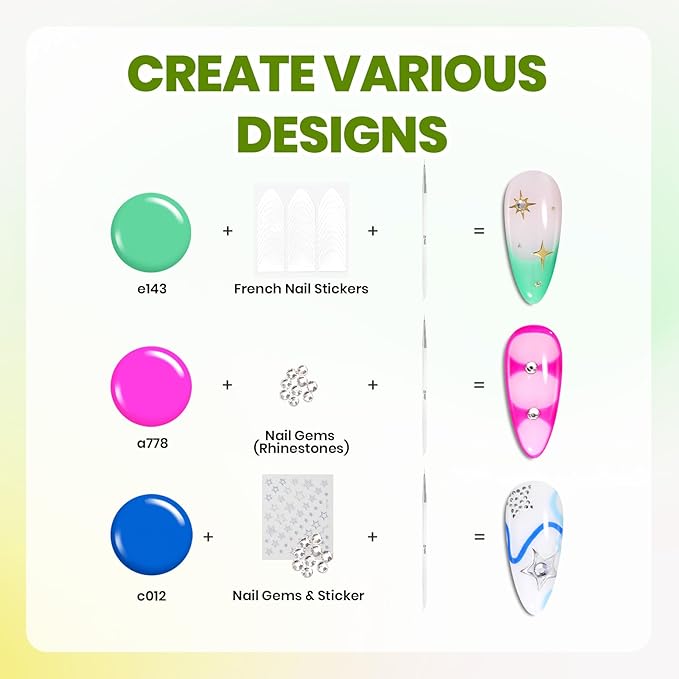 Beetles Gel Nail Polish Kit with U V Light 53 Pcs Emotional Spectrum 32 Colors Gel Polish Nail Kit with Base and Matte&Glossy Top Coat Soak Off Pink Red Color All Season Manicure Tools Decoration Plus