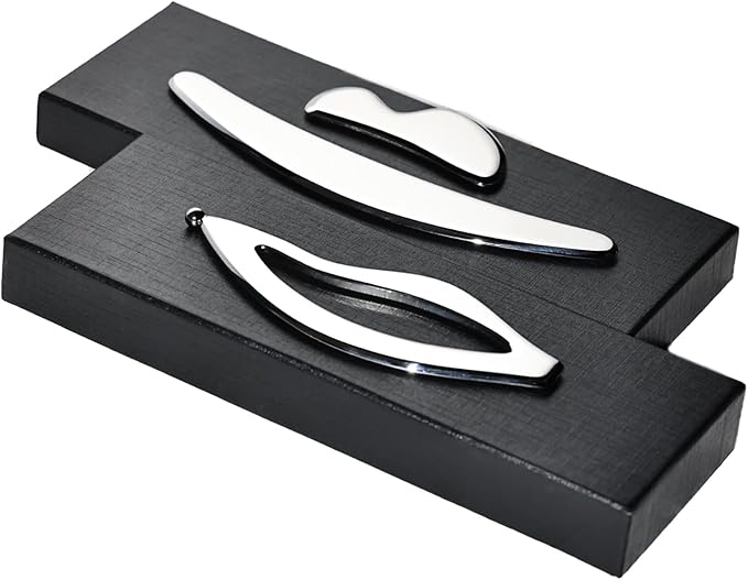 JWCASA Muscle Scraper Scar Tissue Massage Tools Foot, Neck, Knee, Leg Back Massager IASTM Tool for Physical Therapy & Plantar Fasciitis with 3 Pieces Set 17