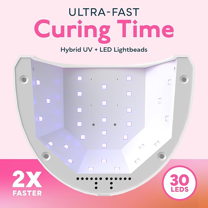 SUNUV UV LED Nail Lamp, Gel Light for Nail Polish UV Dryer with 3 Timers SUNone White