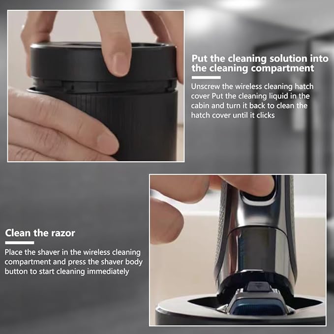 Replacement Quick Cleaning Clean Pod for Philips Norelco 2nd Generation Series 7000 and Series 9000 Shavers