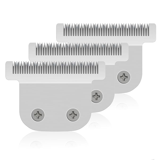 T-Blade Detachable Replacement blades Compatible with Wahl Trimmers 9864/9864SS/9686/9818A/9854L/9876L/9854/WSS3L/SS2L etc. (3 Pack)