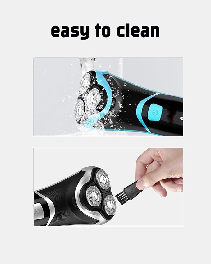 Max T Electric Razor Replacement Blades Compatible with MAX-T Replacement Blades for Max T Electric Razor for Men, 15 PCS MAX T Shaver Replacement Heads for Max-T Men's Electric Shaver RMS7109 RMS8101