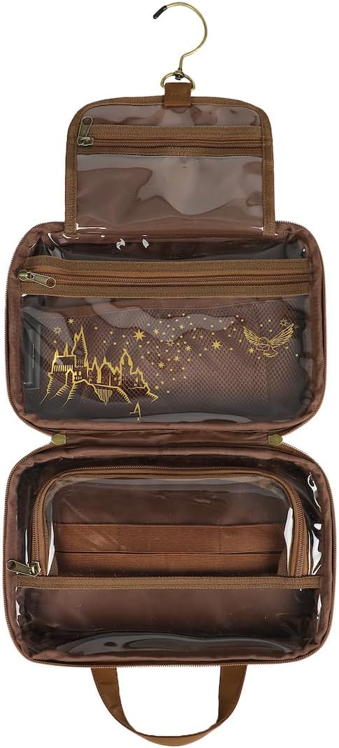 Bioworld Harry Potter Hogwarts Quilted Hanging Toiletry Bag