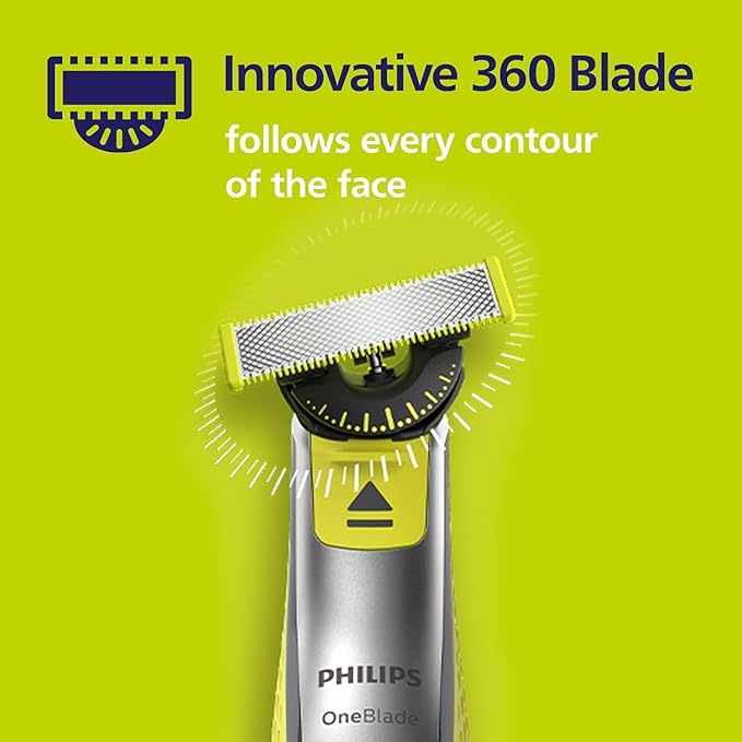 One Blade X2 360 Dual-Way Blade Compatible with All Onebalde Philips – QP420.50