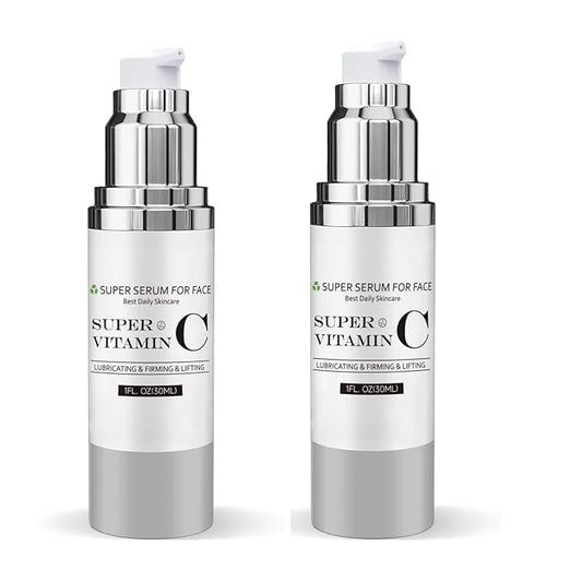 Super Vitamin C Serum for Women Over 70, All-In-One Hydrating Vitamin C Face Serum for Smooths Fine Lines, 1 FLOZ-2pack