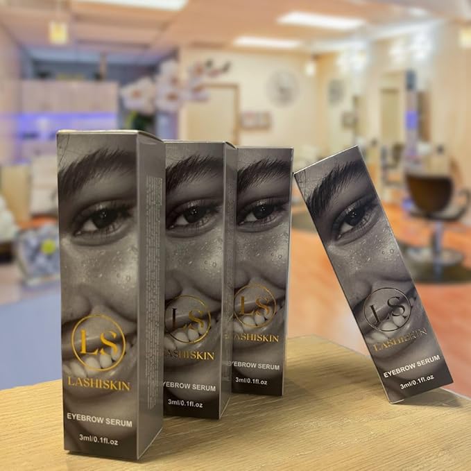 Eyebrow Growth Serum - Enhances Thicker Brows in 2-4 Weeks | For Thin, Patchy & Over-Tweezed Brows - Fast Absorbing | Grows Brows Faster, Longer & Fuller - (3mL)