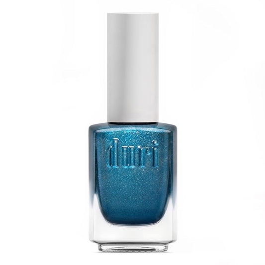 duri Nail Polish, 759 Google Me, Striking Blue Ingrained with Glitter, Full Coverage, Lasting, Quick Drying, 0.45 Fl Oz