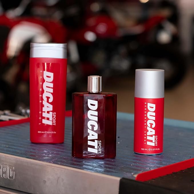 Ducati Sport by Ducati - Fragrance for Men - Amber Fougere Scent - Opens with Lavender, Bergamot and Rosemary - Blended with Violet Leaf and Sandalwood - Perfect for Active Types - 3.4 oz