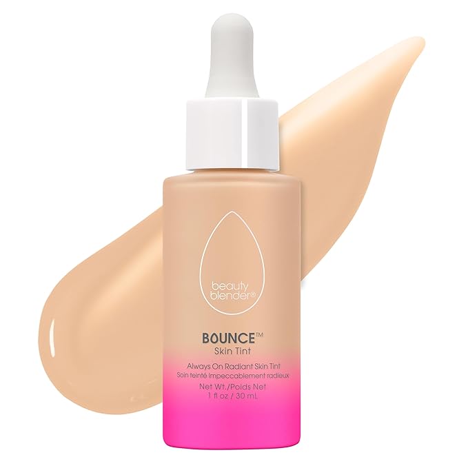 Beautyblender 12-Hour Always on Radiant Skin Tint, Breathable Serum Foundation Stays Put for All Day Long Wear, Infused with Hyaluronic Acid & Niacinamide, Light 2
