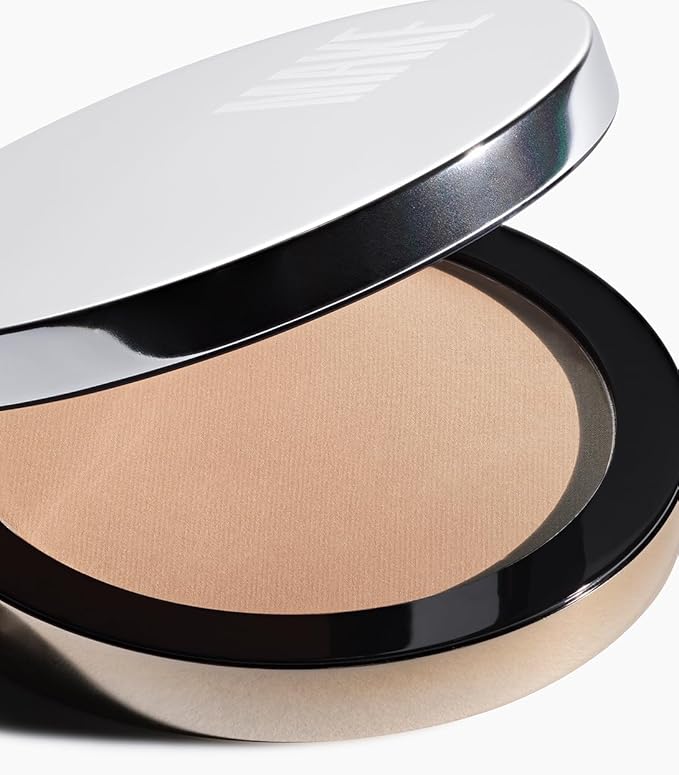 MAKE Beauty Diffusion Set, Translucent Setting Powder - Pressed Face Powder Compact for Smooth Matte Complexion. Sheer Coverage Finishing Foundation for Excess Oil. Shade - Light Medium