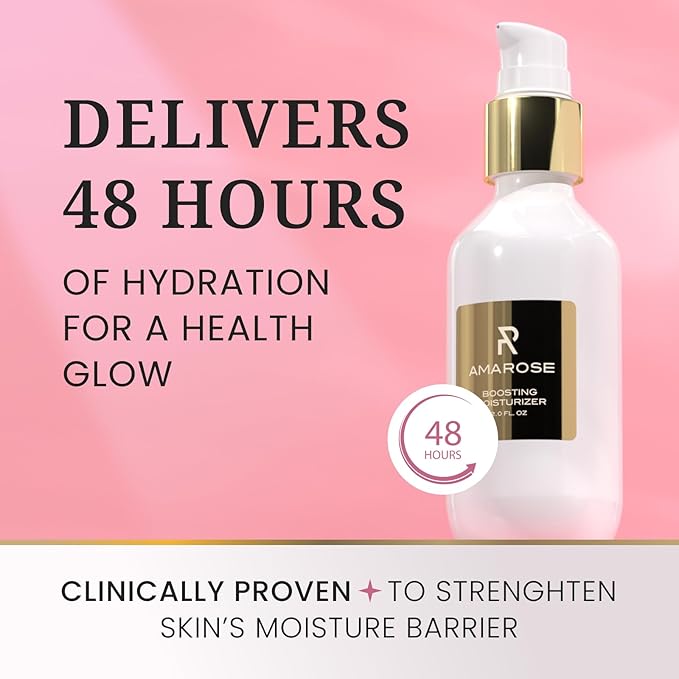 Amarose Vitamin C Face Moisturizer - Reveal Youthful Radiance with Hydrating Vitamins - Hydrating Face Moisturizer for All Skin Types - Suitable for All Skin Types - Enhances Collagen & Elasticity