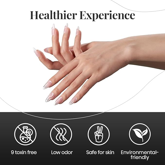 Beetles Gel Nail Polish Set- 4Pcs White Black Gel Nail Polish with No Wipe Top&Base Coat Nail Polish Set Soak Off UV LED Lamp Manicure Salon DIY at Home Gifts for Her Women