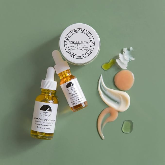 Earth tu Face - Organic Sea Buckthorn + Geranium Eye/Repair Serum