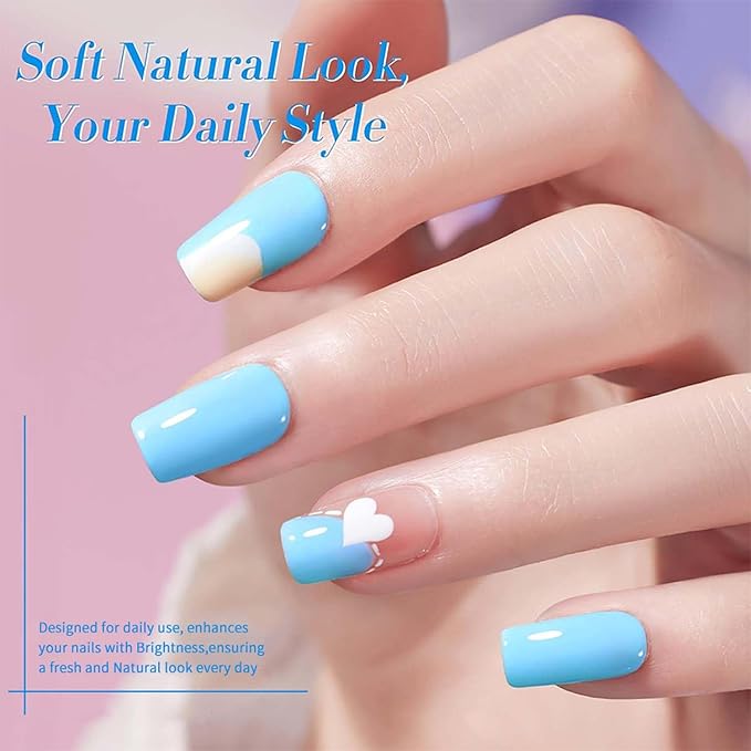 JR 9pcs 15ml gel nail polish set Including Red Pink Nude Gel Polish Kit UV LED Soak Off Polish Home DIY Gift D