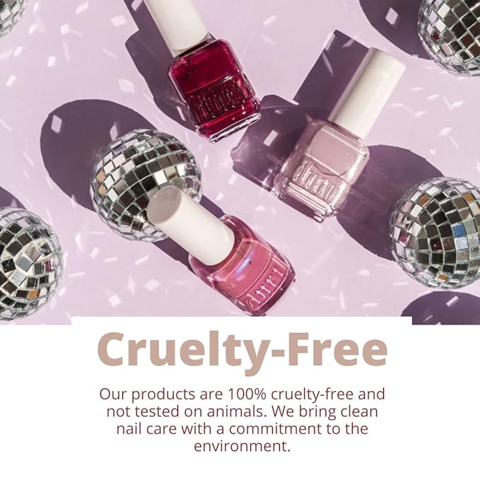 duri Nail Polish, 736 Virgo, Burgundy Plum, Full Coverage, Glossy Finish, Fast Drying, Lasting Color, 0.45 Fl Oz