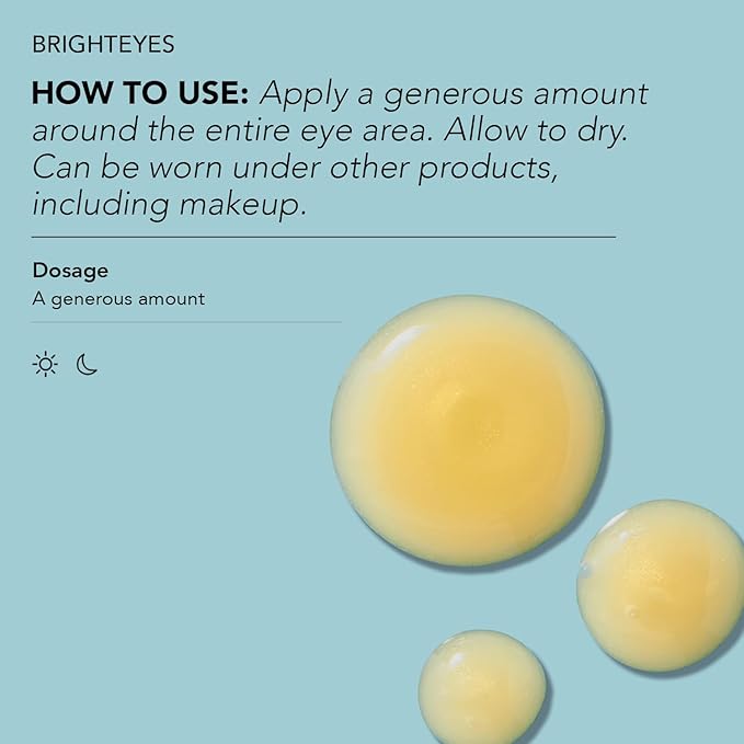 CLEARSTEM - BRIGHTEYES - Nourishing Eye Gel - For Puffy Eyes, Crow's Feet, & Dark Circles - Made with Collagen, Stem Cells, Peptides & Aloe Vera - Vegan - Gluten Free - Men & Women - 0.6 oz