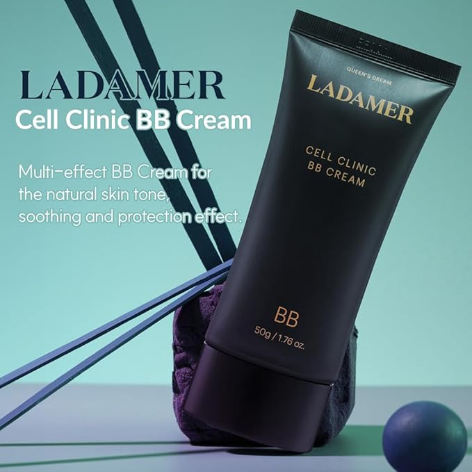 LADAMER-BB cream-Face Makeup-Hydrating-Tinted Moisturizer Pore Control Cell Clinic After Treatment for Sensitive Skin Clinical Spa Cosmetic Premium Korean Skin Care Acell-300, 1.76oz (50g).