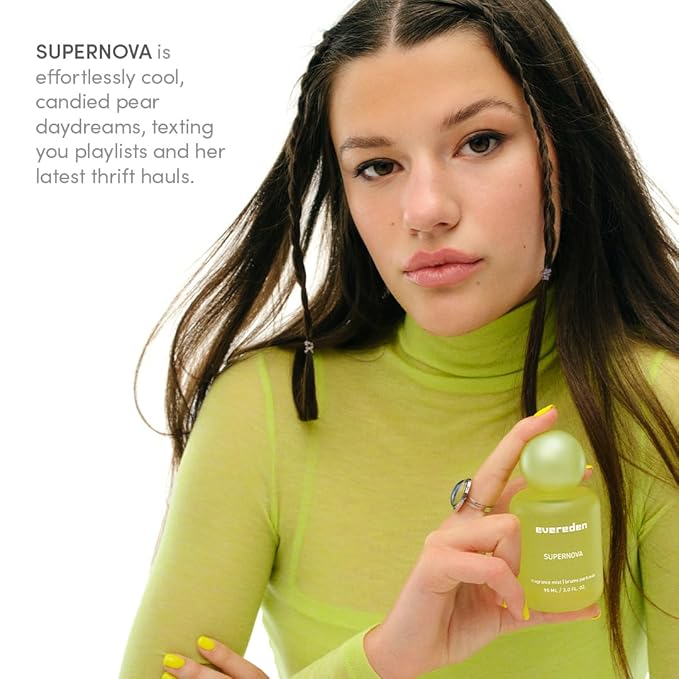 Evereden Hair and Body Mist - Supernova: Clean and Vegan Collectible Hair and Body Spray for Teen Girls - Amplify Your Self-Expression with Iconic Scents in Mesmerizing Fragrance Mist Dispensers