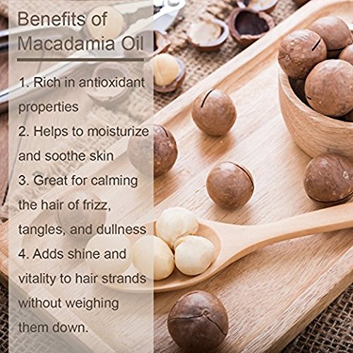 Luseta Macadamia & Argan Oil Shampoo & Conditioner Set, Rejuvenating & Moisturizing Hair, 2 x 16.9 Oz