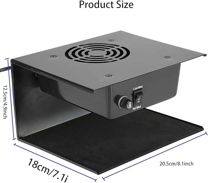 Nail Dryer for Gel and Regular Polish,Professional 300W Nail Polish Dryer Nail Fan Dryer Blower with Hot and Cool Air for Manicure Nail Art Salon