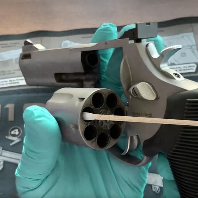 Dog Ear Cleaning Cotton Swabs, 400 Count, 6-Inch Extra Long | Lint-Free Tips for Pet Ear Care, Gun Cleaning, Electronics & Crafts | Durable Wooden Sticks with Storage Box