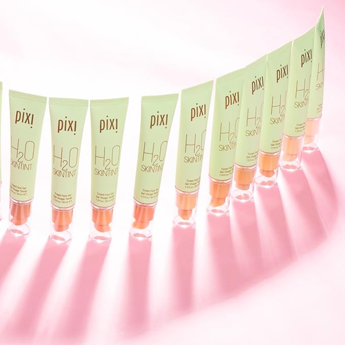 Pixi Beauty H2O SkinTint Tinted Face Gel, 1.2 fl oz / 35 ml, Porcelain