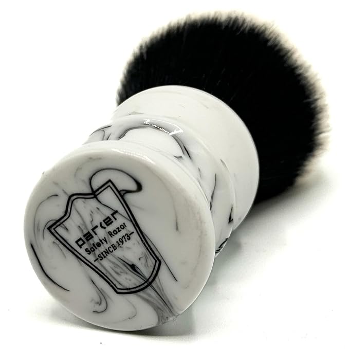 Parker Safety Razor, THE ARCTIC STORM Ultra Soft Synthetic Shaving Brush with Stand