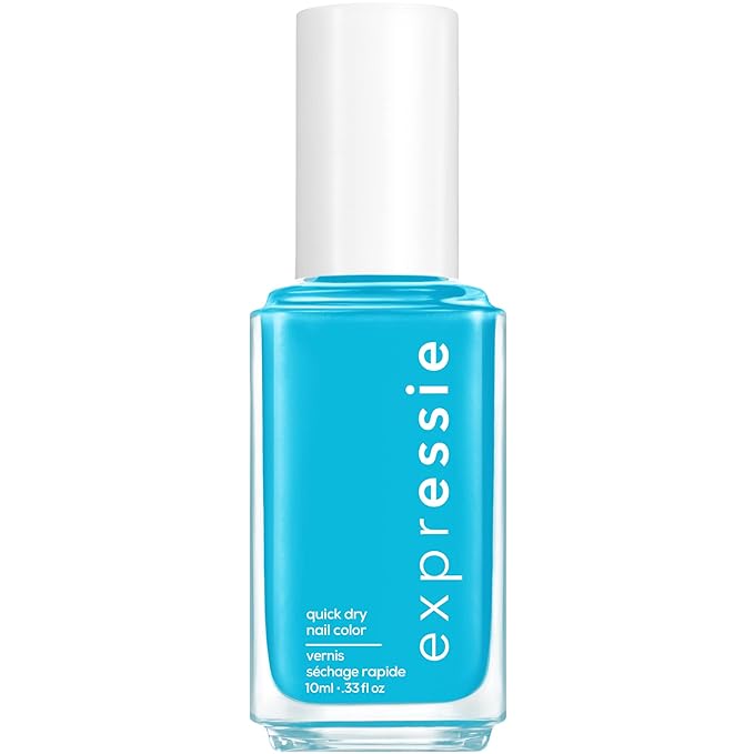 essie Nail Polish, Expressie Quick-Dry Nail Color, Vegan, Word On The Street, Blue, Word On The Street, 0.33 fl oz