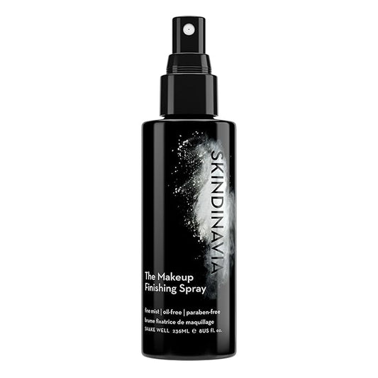 Skindinavia The Makeup Finishing Spray, Classic Makeup Setting Spray, All-Day Wear, Long-Lasting Up to 16+ Hours, Heat-Resistant & Waterproof, Cooling Fine Mist, 8.0 Oz