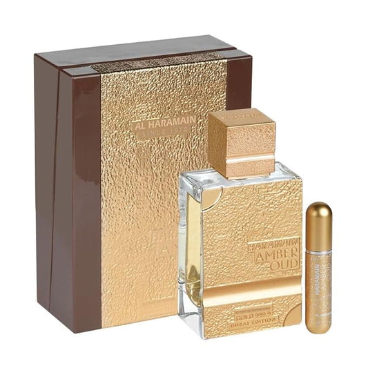 Al Haramain Amber Oud Gold 999.9 - Dubai Edition - Arabian Perfume for Women - Long Lasting Fragrance - Arabic Perfume - Extrait De Parfum - 3.33 oz EDP Spray