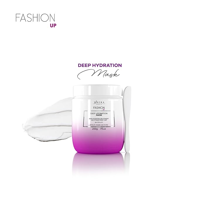 Fashion UP Mask | Ideal for Extremely Dry Hair | Shining Hair | Color Safe | Enhanced with Oil Grape Seed & Murumuru | Sulfates-Parabens Free | 7.0 Oz