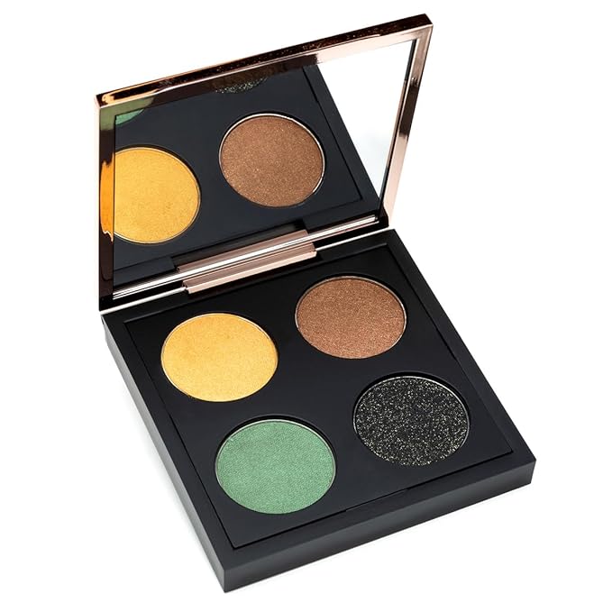 Kandi Koated Throwing Shades Eyeshadow Quads [Safari] Mini Eye Shadow Palette Kandi Burruss | Richly Pigmented, Paraben-Free, Cruelty-Free Pigments | Beauty & Makeup