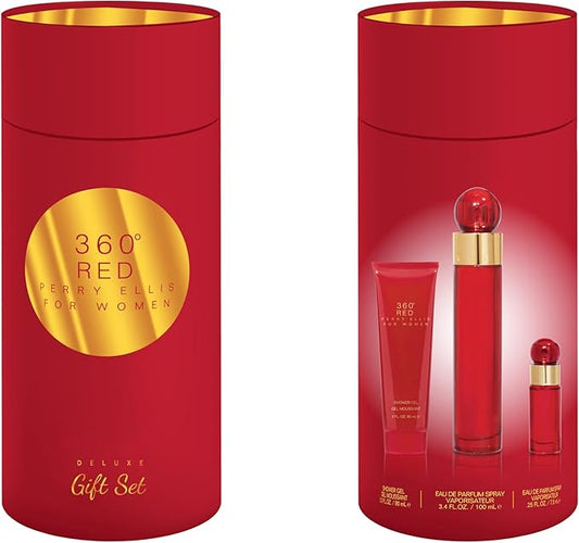 Perry Ellis 360° Red for Women 3-Piece Gift Set