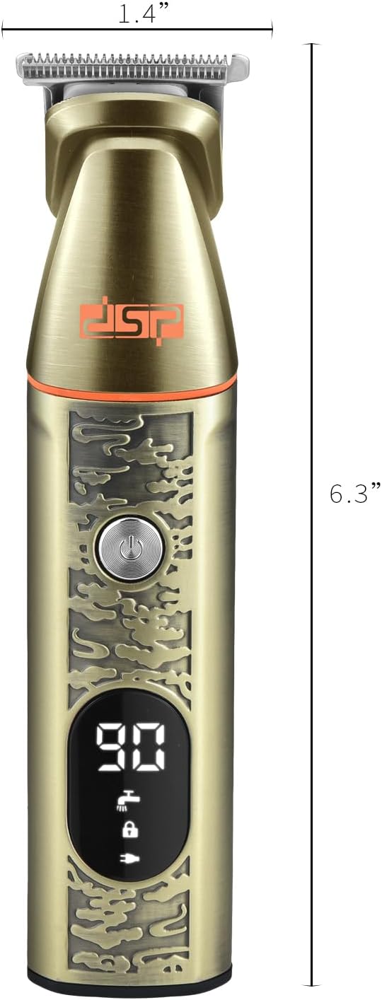 DSP 6 in 1 Man's Grooming Kit, Clipper and Trimmer Set, Trimmer Professional Barber, Shaving Mustache, Body, Nose Hair Trimmer, Waterproof IPX6, U-Shaped Hair Clipper