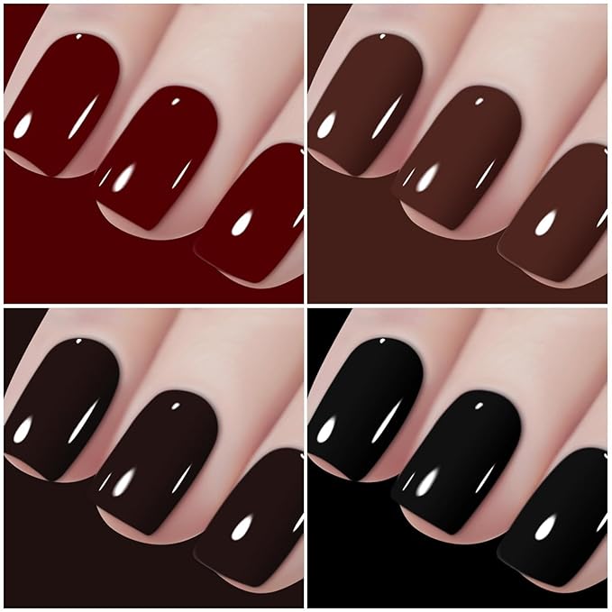 Vishine 48PCS Gel Nail Polish Kit with UV Light include 45 Colors Gel Polish Nail Kit Soak Off Base Coat No Wipe Top Coat Matte Top Coat Nail Polish Set Manicure Tools Nail Lamp Nail Gel Kit for Women