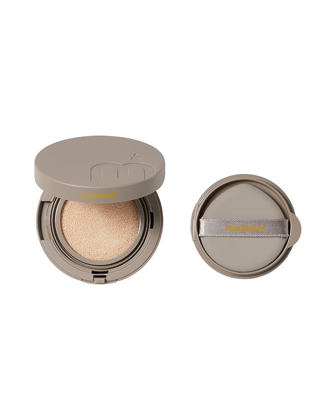 MOONSHOT KOREA Conscious Fit Cushion Foundation 17N Cosmic Latte + (refill) SET (Cosmic Latte, 17N)