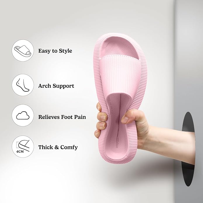 Pillow Slides for Women and Men | The Official Ergonomic Slippers | Plantar Fasciitis | Foot Pain Relief | Comfy and Versatile | Lightweight