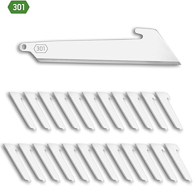 OUTDOOR EDGE RazorSafe 3" Utility | 24 Value Pack of Stainless EDC Utility Blades | Compatible with Outdoor Edge 3" Razor Blade Knives | Perfect for Work & Everyday Carry