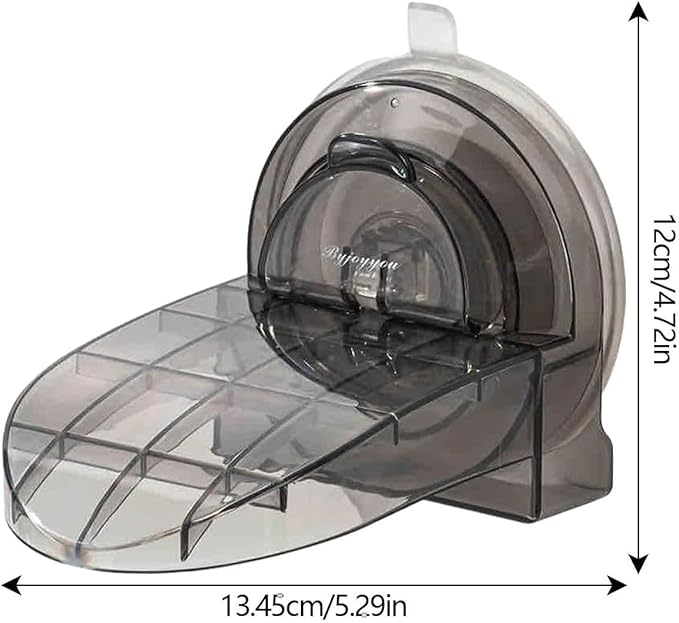 Shower Foot Rest, SUVEUS No Slip Suction Foot Stand for Shaving Legs, Foot Washing Stool for Inside Shower, Shower Shaving Leg Assist (Black)