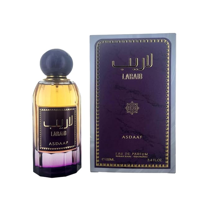 Asdaaf Laraib Eau de Parfum Spray for Unisex, 3.4 Ounce