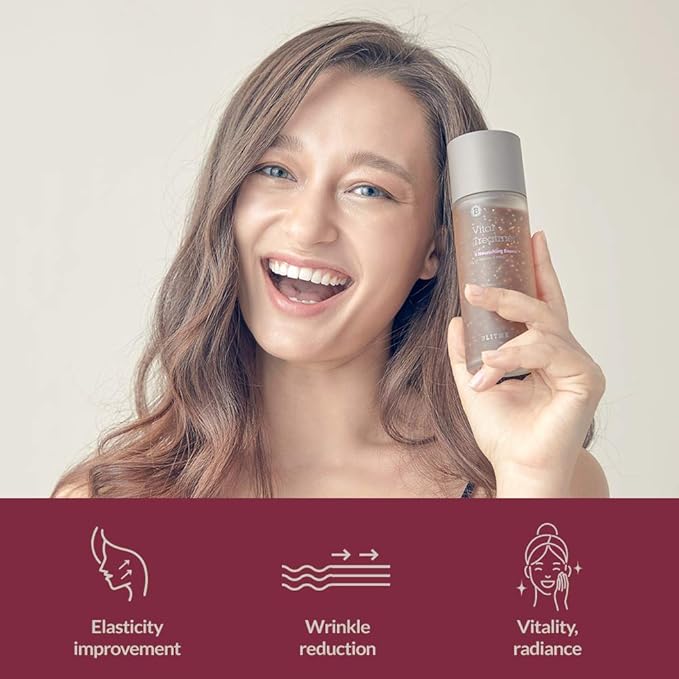 BLITHE Vital Treatment 8 Beans Essence - Korean Skin Care Elasticity & Skin Barrier, Adenosine Vitamin E - Fermented Olive & Argan Oil (5oz)