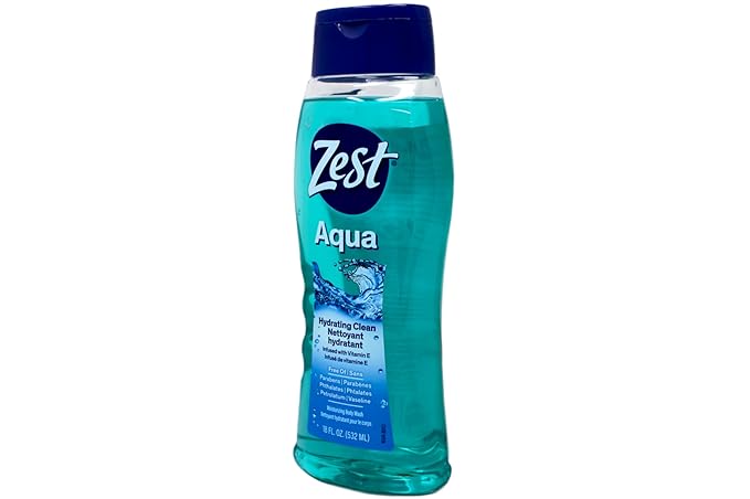 Zest Aqua Body Wash, 18 Oz (Pack Of 4)