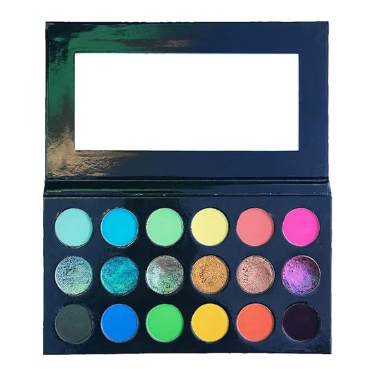 18 color eyeshadow palette,vegan eye shadow with special colors eyeshadow cosmetic Matte duochrome eyeshadow (make up-2)