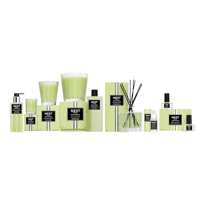 NEST New York Liquid Soap, Lime Zest & Matcha - 10 fl oz - Cleanses & Nourishes Skin - Approx. 300 Pumps Per Bottle - Gluten Free & Cruelty Free